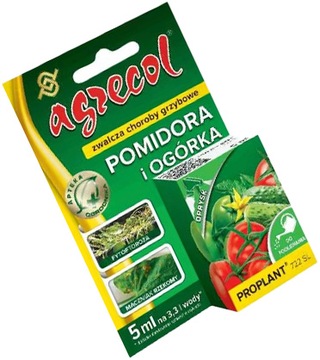 AGRECOL PROPLANT 722SL 5 ml - zwalcza choroby grzybowe pomidora i ogórka