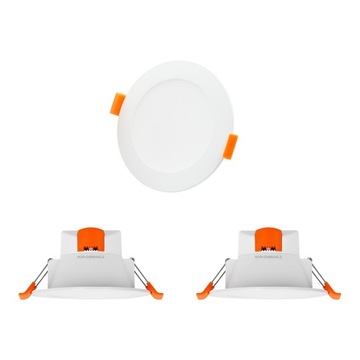 3x Lampy Oprawa Sufitowe Wpuszczane LED Zimna biel