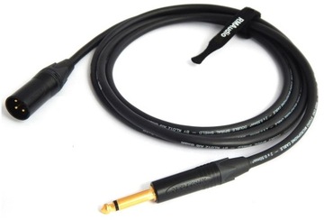 KLOTZ MC5000 XLR MĘSKI - JACK KABEL MIKROFONOWY 1m