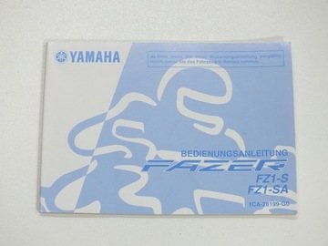 KSIĄŻKA INSTRUKCJA SERWISOWA OBSŁUGI YAMAHA FZ1 1000 FAZER