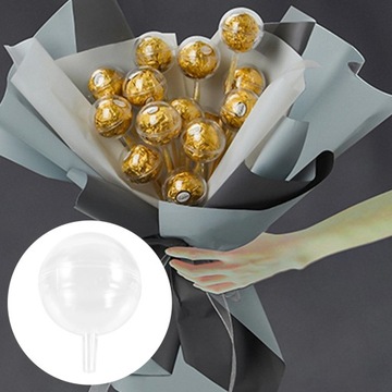 Свадебная упаковка трюфелей со свежими цветами