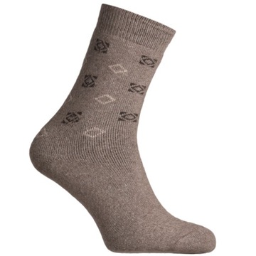 skarpety męskie ciepłe thermo wełna angora 43-46