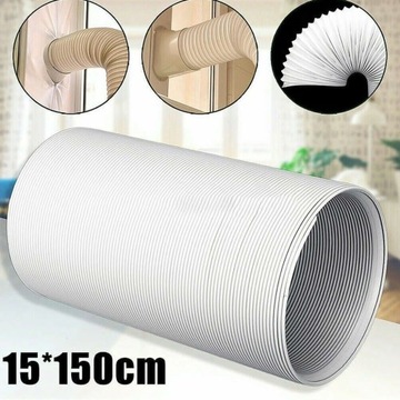 УДЛИНИТЕЛЬ ГИБКОГО ВЫХОДНОГО ТРУБКИ КОНДИЦИОНЕРА 150 СМ