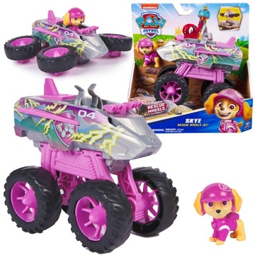 PSI PATROL SKYE RESCUE WHEELS POJAZD ODRZUTOWIEC + FIGURKA