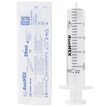 Strzykawka iniekcyjna 20 ml 1 szt.