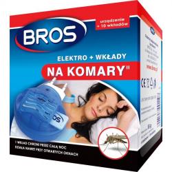 Bros Elektryczny na komary i wkłady 10 szt.