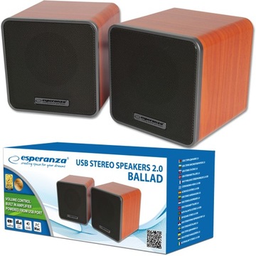 GŁOŚNIKI KOMPUTEROWE DO KOMPUTERA PC USB STEREO