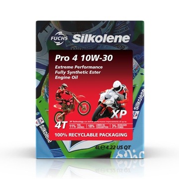 OLEJ SILNIKOWY FUCHS SILKOLENE PRO 4 10W30 - XP 4L
