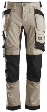 Spodnie robocze Snickers Allround Stretch 6241 r. 52 k.2004 beżowy