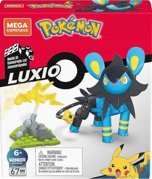 MEGA Construx BLOCKS Pokemon LUXIO РИСУНОК 67 элементов