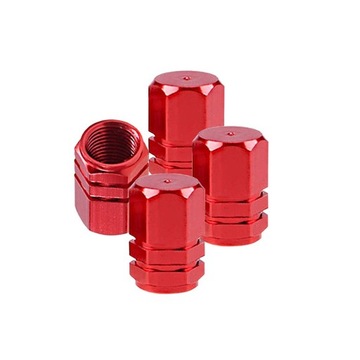 КРАСНЫЕ КРЫШКИ КЛАПАНОВ, 4 АЛЮМИНИЕВЫЕ ДЕТАЛИ