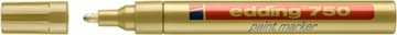 Marker olejowy e-750 EDDING 2-4mm złoty 10szt