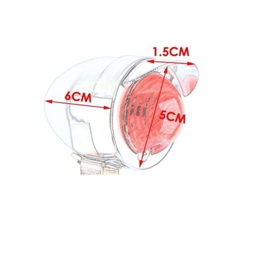 ПОВОРОТНИКИ С ЗАДНИМ ФОНАРЕМ BOBBER CUSTOM CHROME