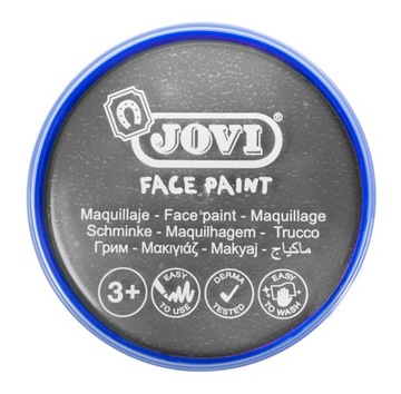 Farby do malowania twarzy 1szt 20 ml: srebrny (37)