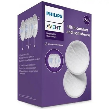 Прокладки для кормления грудью 24 шт / Philips Avent