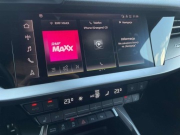 Audi A3 8Y S3 Sportback 2.0 TFSI 310KM 2022 Audi S3 Sportback Pikowane fotele Kamera Cofania Apple CarPlay Android Aut, zdjęcie 20