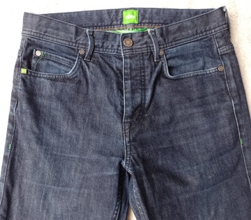 spodnie jeans męskie HUGO BOSS Green Deam20 30/34 granatowe