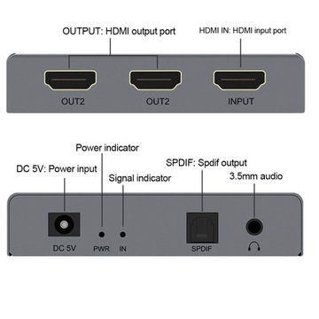 4K HD Audio Extractor конвертер сплиттера высокого разрешения