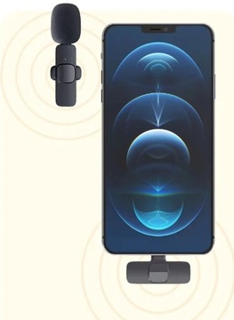 БЕСПРОВОДНОЙ МИКРОФОН LAVEL USB C ДЛЯ ANDROID IOS ПОТОКОВАЯ ПОТОКОВАЯ ПРЯМАЯ ВЛОГ