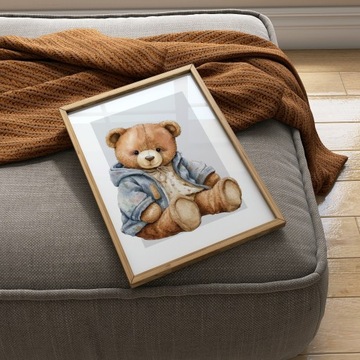 КАРТИНКИ ДЛЯ ДЕТСКОЙ КОМНАТЫ ПОСКАТЫ ДЛЯ МАЛЬЧИКА НАБОР ТЕДДИ ПОСТЕРОВ 3Х