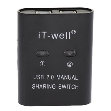 USB -переключатель коммутатора KVM Box Box Black