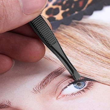 5 прецизионных пинцетов для депиляции бровей — набор U129