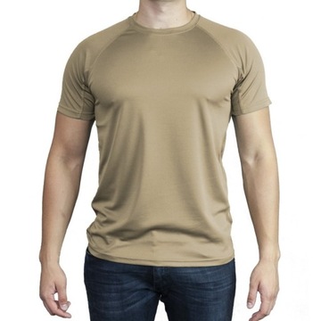 koszulka wojskowa termoaktywna oddychająca piaskowy t-shirt wojskowy