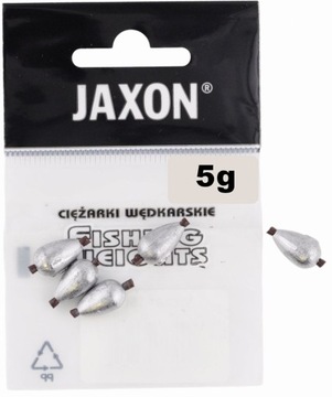 5g ŁEZKI OLIWKI Z IGIELITEM CIĘŻARKI JAXON ŁEZKA 5szt