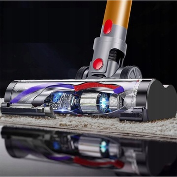 ЗАМЕНА ЭЛЕКТРИЧЕСКОЙ ЩЕТКИ ДЛЯ ПОЛА, СОВМЕСТИМАЯ С V7 V8 V10 / V11 СО СВЕТОДИОДОМ