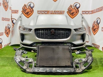 KOMPLETNY PRZÓD MASKA ZDERZAK CHŁODNICE LAMPA BŁOTNIK PAS JAGUAR IPACE X590