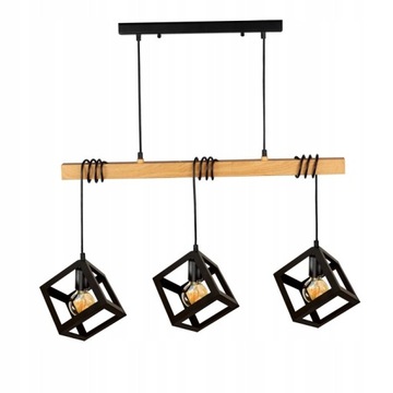 Lampa wisząca SWEDEN WOOD 3xE27