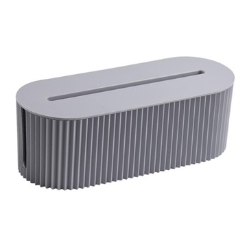Power Cord Box Electrical Cable Storage Hide blue