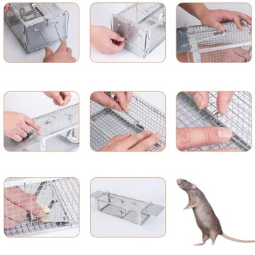 Ловушка для крыс, мышей, грызунов, XXL, большая, прочная, металлическая