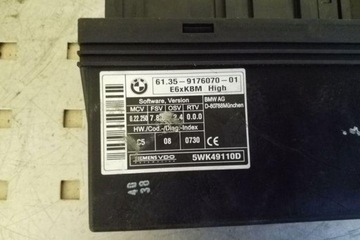 MODUL POHODĚ BMW 5 TOURING (E61) 6135917607001 2.0L DIESEL 130KW 2008