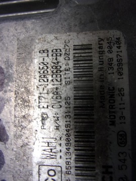 FORD TRANSIT COURIER 1.0 ECOBOOST JEDNOTKA STĚRAČŮ