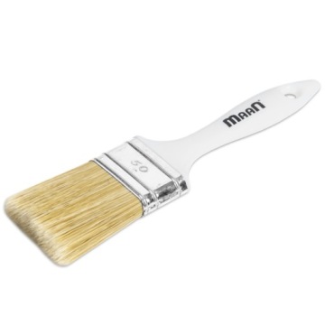 Pędzel płaski prosty włoski WHITE 60 mm MAAN