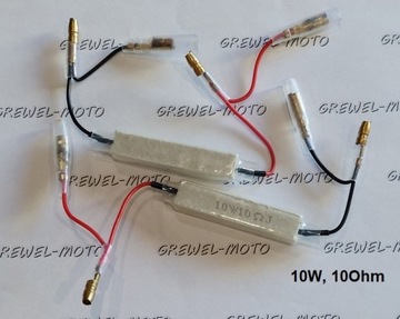 Opornik rezystor 10 Ohm 10W do kierunkowskazów LED