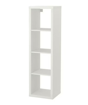 IKEA KALLAX regał z przegrodami 42x147 cm BIAŁY