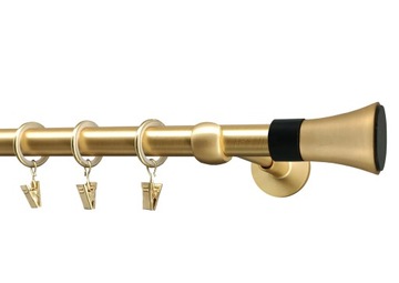 Карниз для штор 19мм MATT GOLD Modern 300см Трапеция