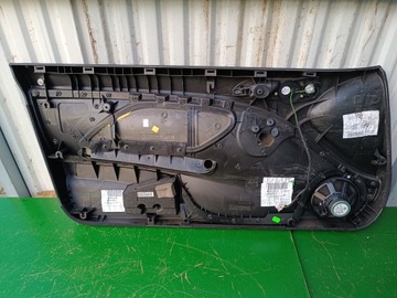 НАКЛАДКА БОКОВОЙ ДВЕРИ ПЕРЕДНЯЯ ПРАВАЯ ЧЕРНАЯ КОЖА BMW E46 КУПЕ КАБРИОЛЕТ RADOM