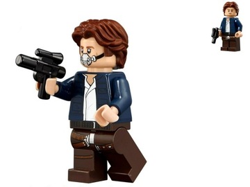 Unikat Lego Star Wars - Han Solo + blaster ! 75192 sw0879
