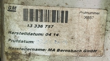 OPEL ZAFIRA C 14R NÁDRŽ PALIVA 13336757