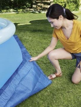 КОВРИК, ПОДКЛАДКА, БАССЕЙН BESTWAY, РАСШИРИТЕЛЬНЫЙ КАРКАС, КОВРИК, ФОЛЬГА 396x396