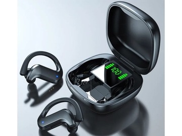 Спортивные bluetooth-наушники AKU, USB-футляр без кабелей