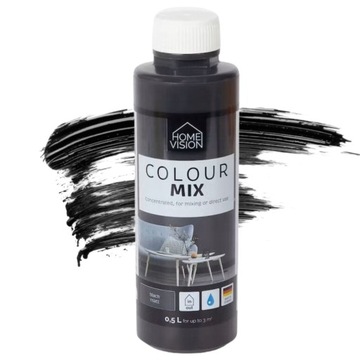 FARBA AKRYLOWA ŚCIENNA HOME VISION 0,5 L CZARNA