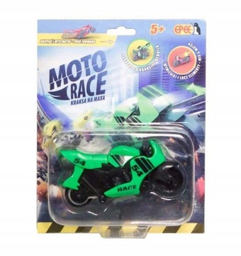 Moto Race Kraksa na maxa motorek 8,5cm zielony