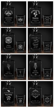 KARAFKA DO WHISKY PREZENT DLA NIEJ GRAWER