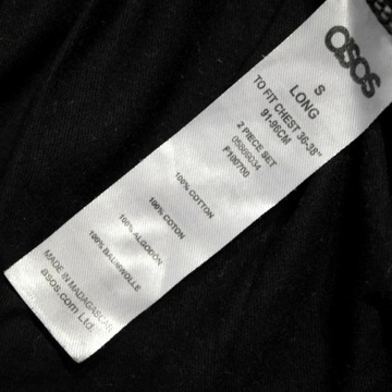 ASOS _ ORYGINALNA CZARNA KOSZULKA Z LOGO _ S/M