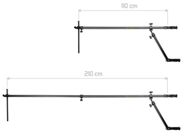 Ramię Feederowe Delphin Reaxe ProfixARM 110-210cm