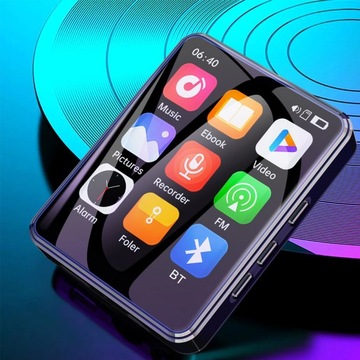 МУЗЫКАЛЬНЫЙ ПЛЕЕР HIFI MP3 MP4 16 ГБ BLUETOOTH 5.3 FM РАДИО ПОЛЬСКОЕ МЕНЮ